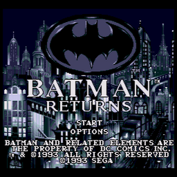 Batman Returns (U) Title Screen